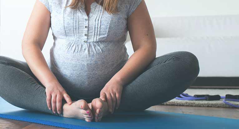 stretches when pregnant